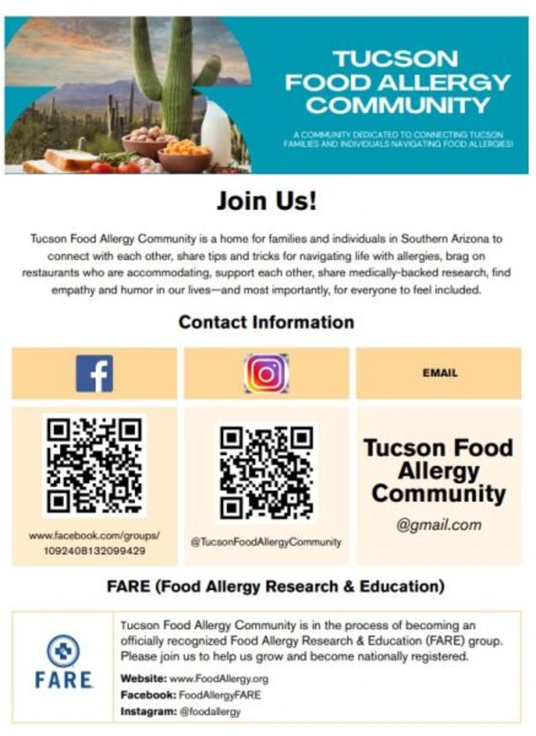 Food Allergy Community poster